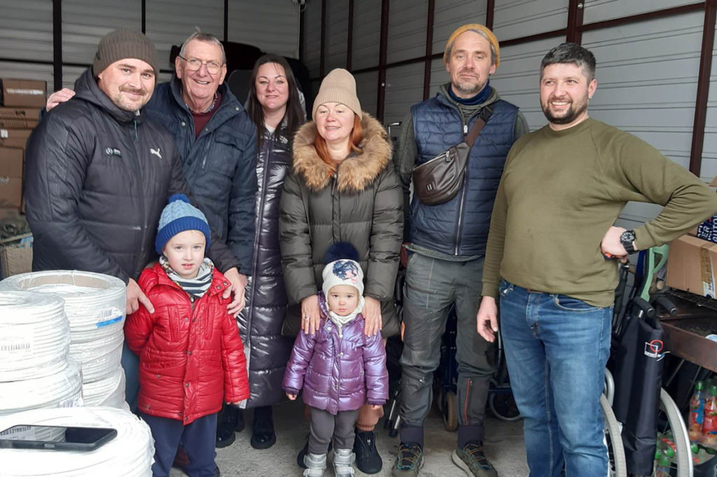 Février 2023 : direction Przemysl : transport humanitaire réalisé par Liouba Lorr'Ukraine