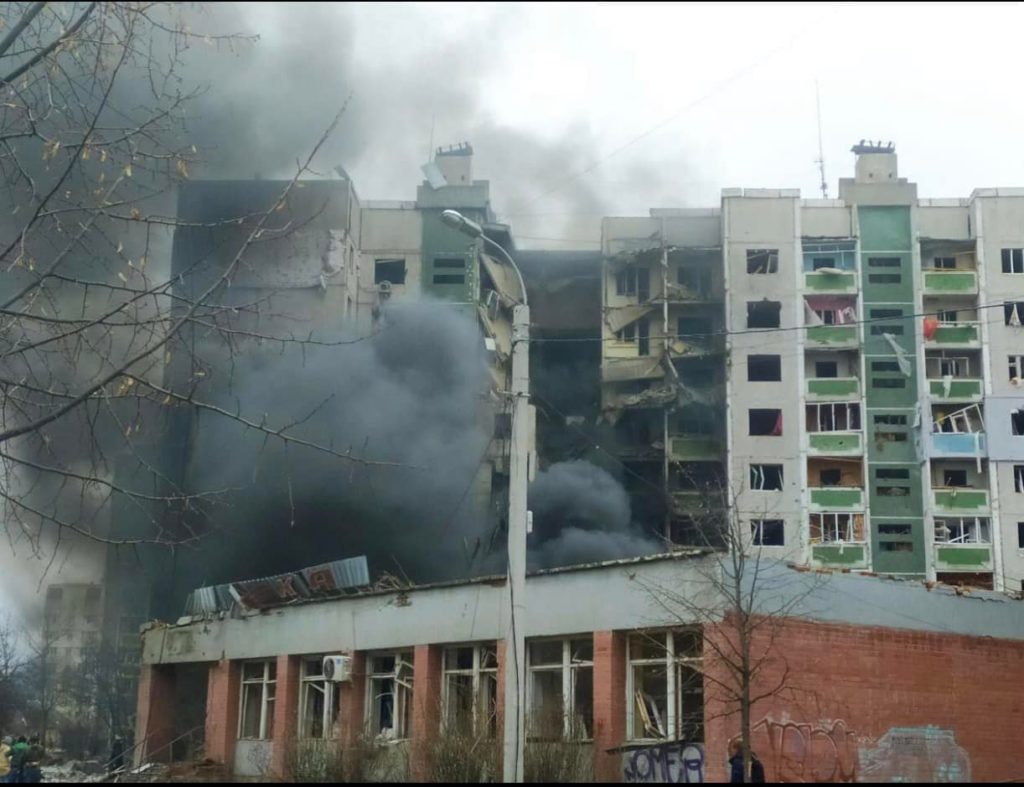 Fevrier 2022 Chernihiv sous les bombes photos Yuri Lissovski 1