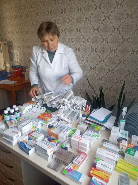 Avril 2022 : livraison de médicaments dans les hôpitaux - photo : Sasha Yasenchuk