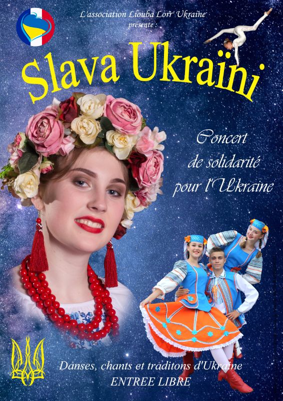 Affiche Slava Ukraini 2023 - liouba lorr'Ukraine