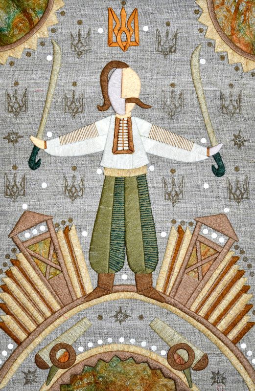 Cosaque- tableau de Yuliya Petrenko