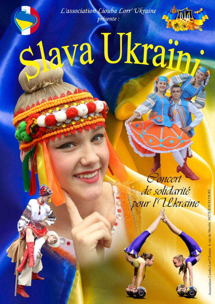 Affiche SLAVA UKRAINI 2025
