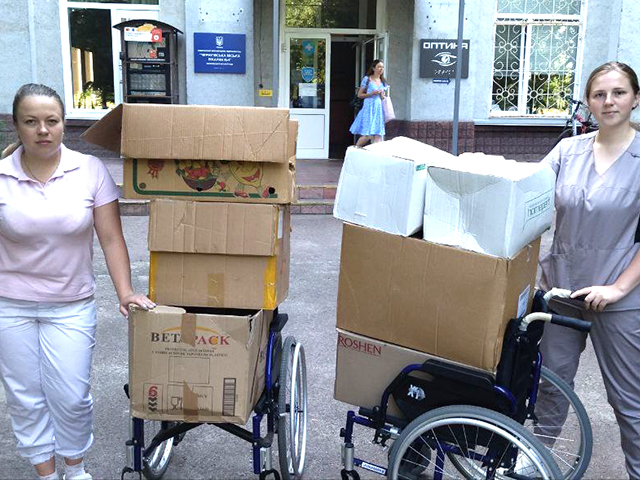 Aout 2025 Livraison hôpital Régional Chernihiv - Photo Sasha Yasenchuk