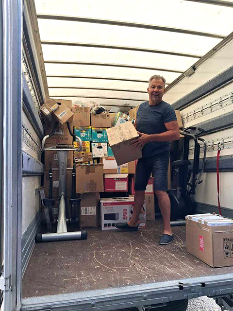 Juin 2025 Déchargement à Przemysl - Photo Liouba Lorr'Ukraine