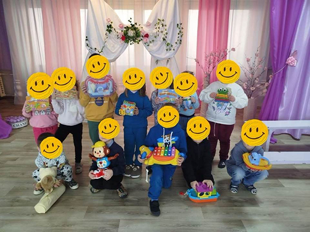 Avril 2025 Livraison au jardin d'enfants de Chernihiv - Photo Iryna Solomakha