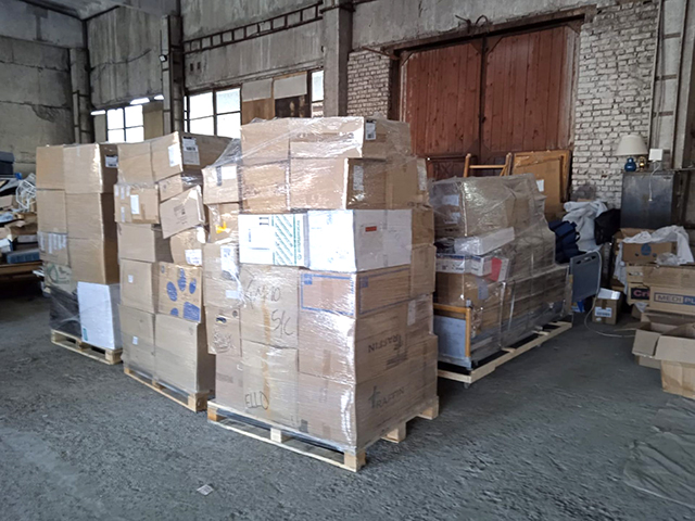 Février 2025 Arrivée d'aide humanitaire Chernihiv - Photo Sasha Yasenchuk