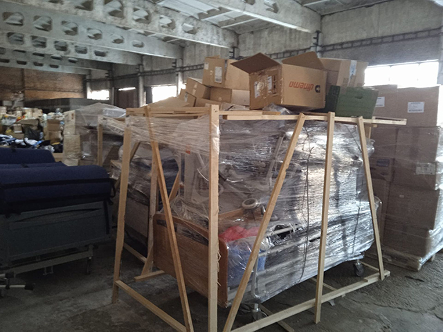 Février 2025 Arrivée d'aide humanitaire Chernihiv - Photo Sasha Yasenchuk