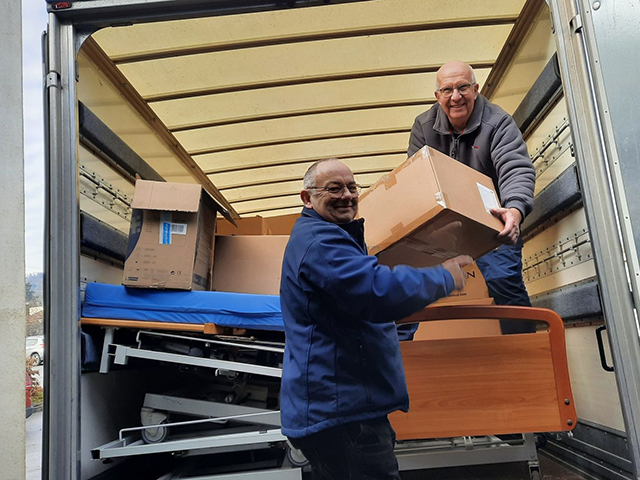 Janvier 2025 Départ pour la Pologne - Photo Liouba lorr'Ukraine