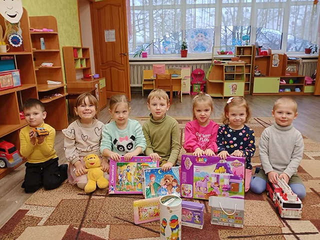 Février 2025 Livraison Ecole maternelle Chernihiv -Photo Iryna Solomakha