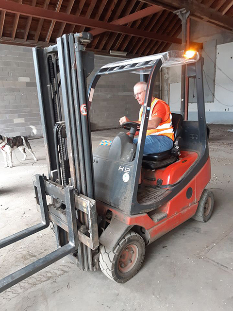 Juillet 2025 Chargement des dons de la société Gibaud - Photo Liouba Lorr'Ukraine