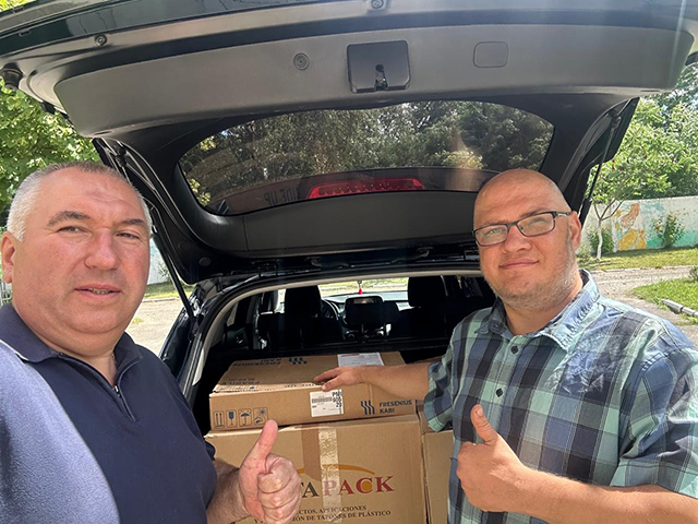 Juillet 2025 Livraison Dispensaire Psycho Neurologique - Photo Sasha Yasenchuk