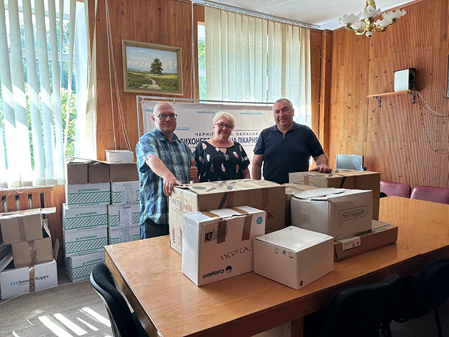 Juillet 2025 Livraison Dispensaire Psycho Neurologique - Photo Sasha Yasenchuk