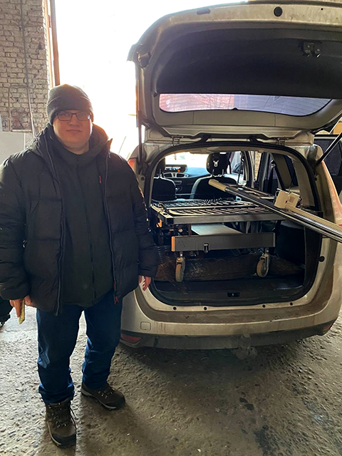 Mars 2025 Aide apportée à hôpital de Chernitsi - Photo Liouba Lorr'Ukraine