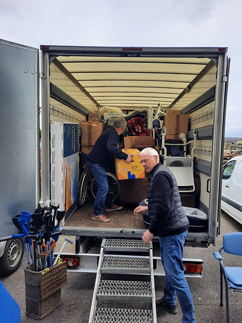 Mars 2025 Départ des Vosges pour la frontière - Photo Liouba Lorr'Ukraine