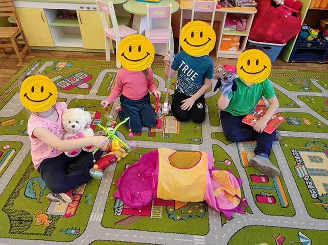 Mars 2025 Livraison de jouets Ecole maternelle de Chernihiv - photo Iryna Solomakha