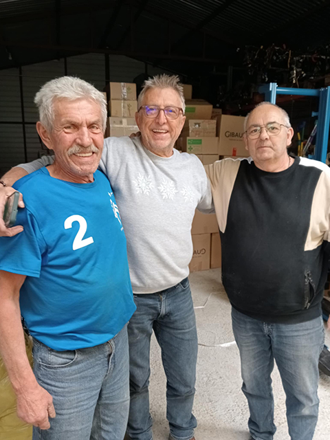 Octobre 2025 Déchargement en Pologne - Photo Liouba Lorr'Ukraine