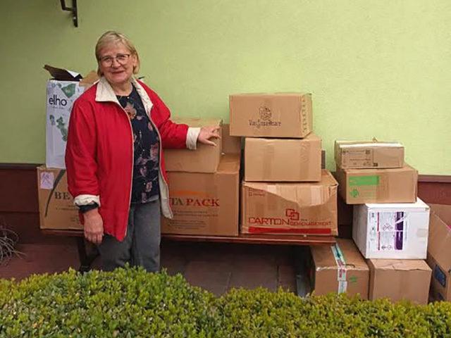 Octobre 2025 Livraison Centre social Snovsk - photo Sasha Yasenchuk