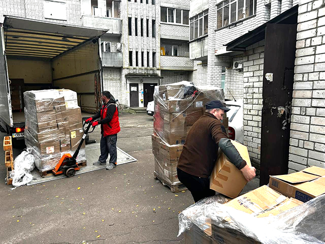 Octobre 2025 Livraison Chernihiv - Photo Sasha Yasenchuk