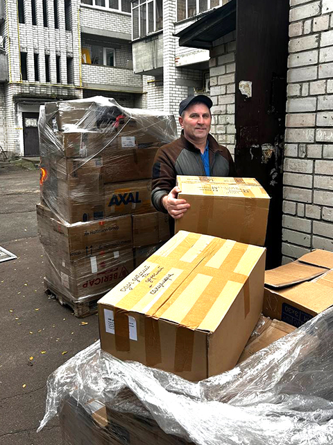 Octobre 2025 Livraison Chernihiv - Photo Sasha Yasenchuk