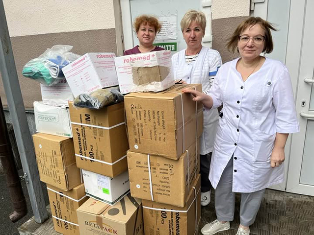 Septembre 2025 Livraison Hôpital neurologique Chernihiv - Photo Iryna Solomakha